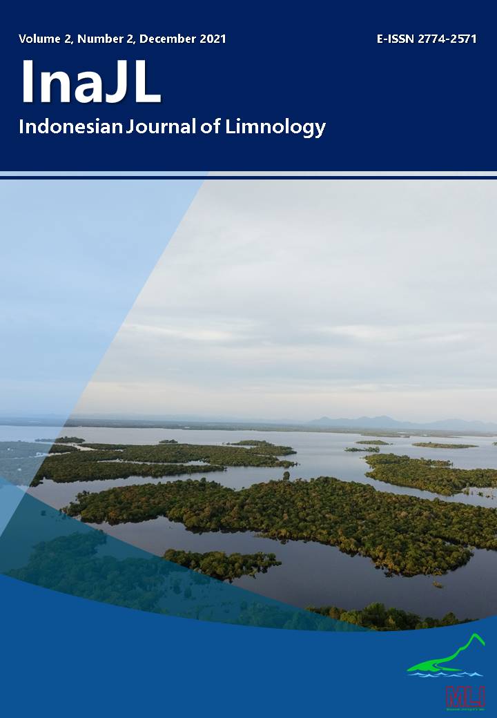 					View Vol. 2 No. 2 (2021): Indonesian Journal of Limnology
				