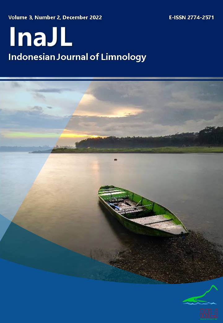 					View Vol. 3 No. 2 (2022): Indonesian Journal of Limnology
				