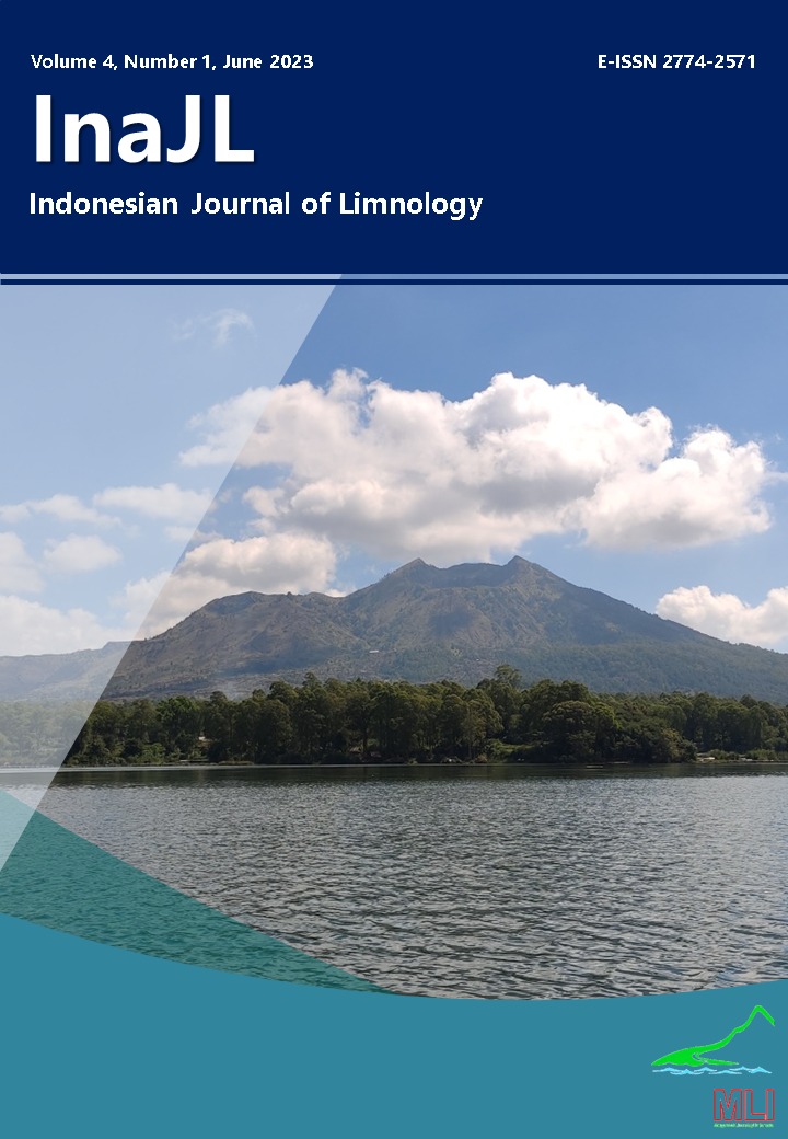 					View Vol. 4 No. 1 (2023): Indonesian Journal of Limnology
				