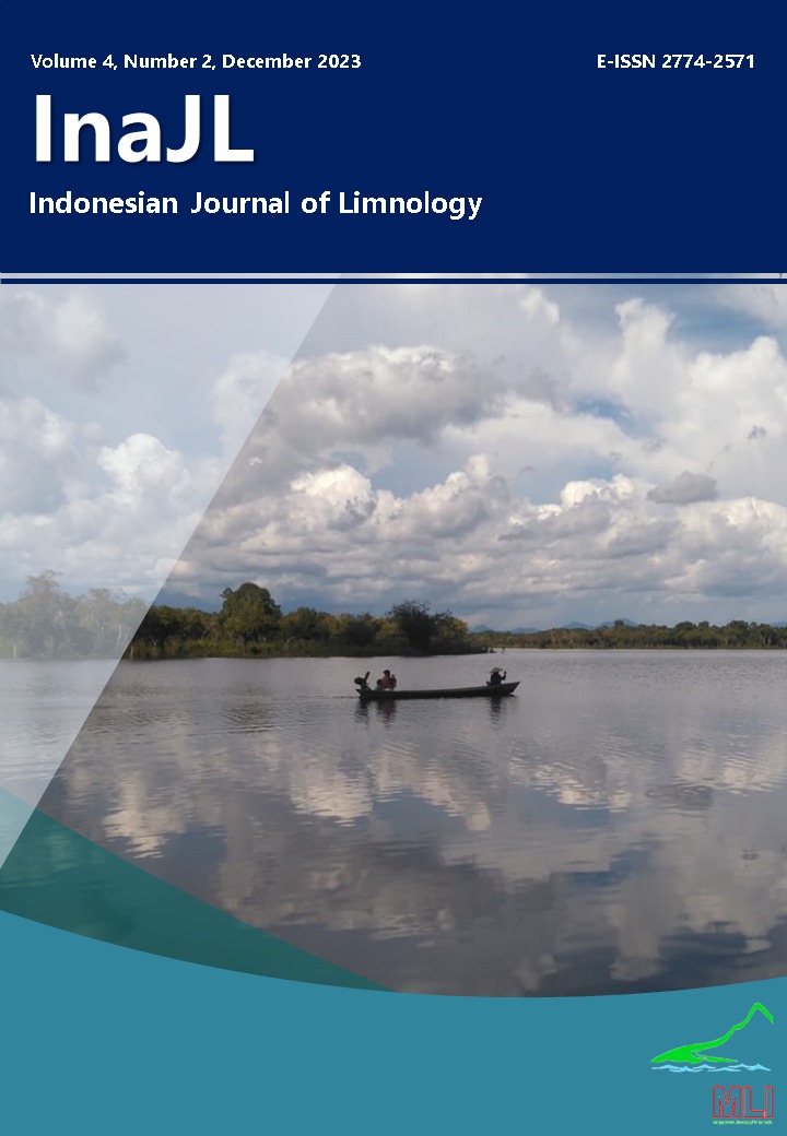					View Vol. 4 No. 2 (2023): Indonesian Journal of Limnology
				